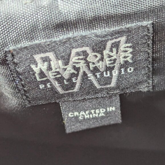 Wilsons Leather Pelle Studio Black Soft Leather Backpack Purse - Picture 14 of 16